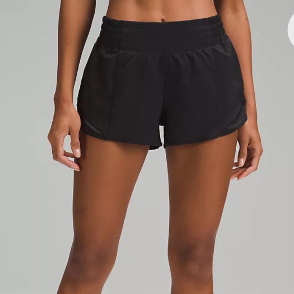 lululemon high rise hotty hot 2.5 size 2
